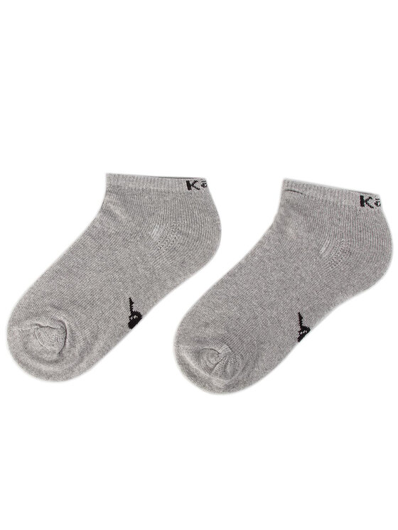 Kappa Kappa Súprava 3 párov kotníkových ponožiek unisex 704275 Sivá