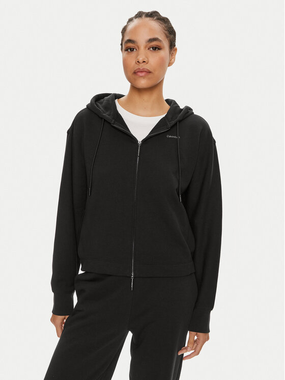 Calvin Klein Mikina Nano Logo K20K207210 Čierna Relaxed Fit