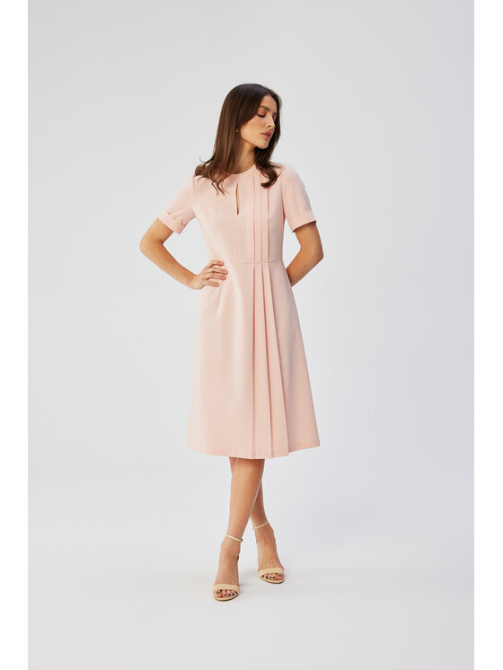 Stylove Stylove Večerní šaty S361 Růžová Comfortable Fit
