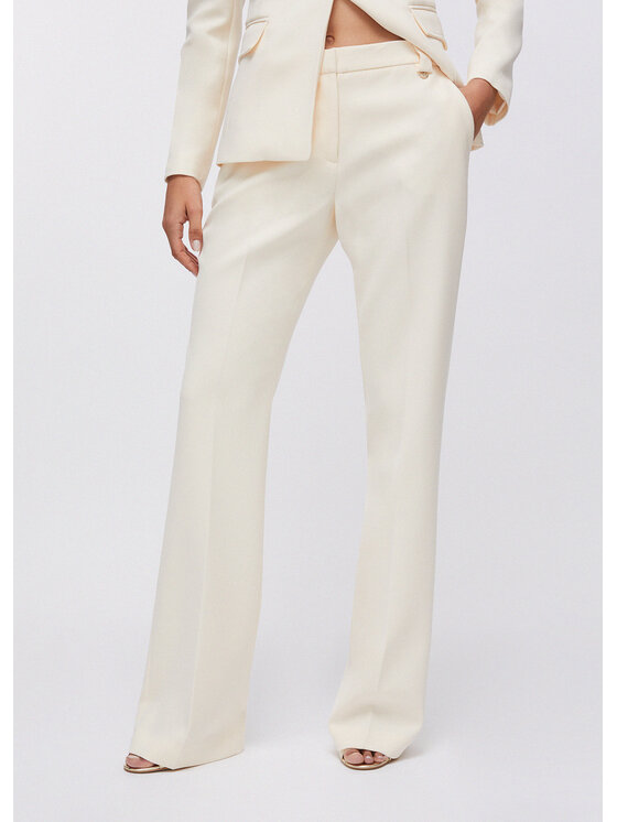 Liu Jo Liu Jo Pantaloni di tessuto CA6369T2957P9644 Bianco Regular Fit