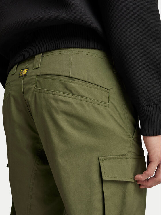 G-Star Raw G-Star Raw Spodnie materiałowe Core D24309-D387 Zielony Tapered Fit