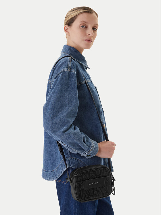 Armani Exchange Armani Exchange Taška MESSENGER BAG Černá