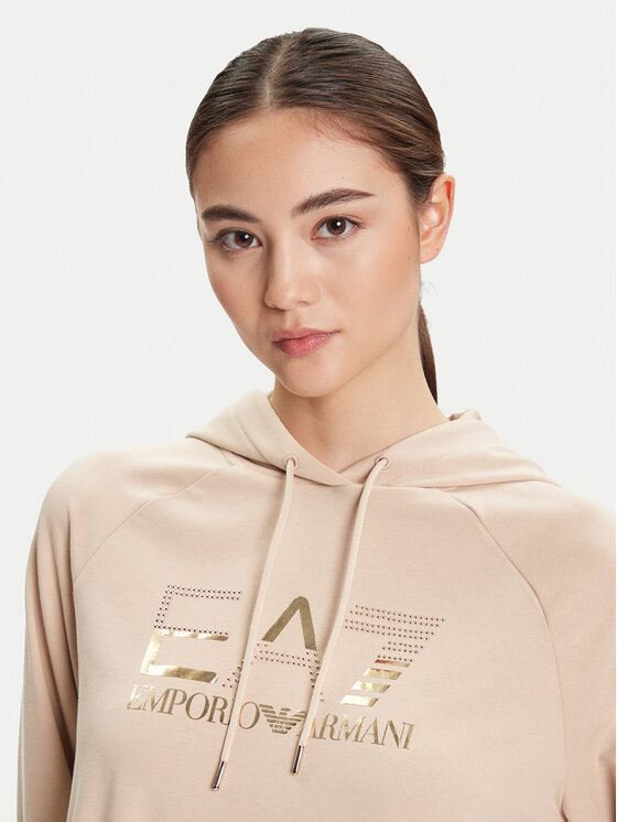 EA7 Emporio Armani EA7 Emporio Armani Dres 7W000687 AF12502 U1046 Beżowy Regular Fit