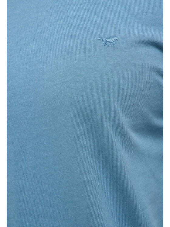 Mustang Mustang T-Shirt Style Arlington Niebieski Slim Fit