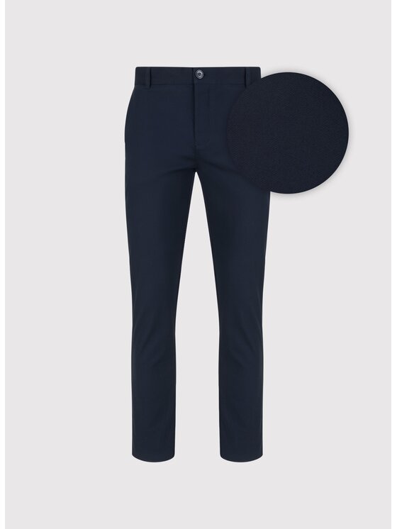 Pako Lorente Pako Lorente Spodnie materiałowe P25SF-WX-012 Granatowy Classic Fit