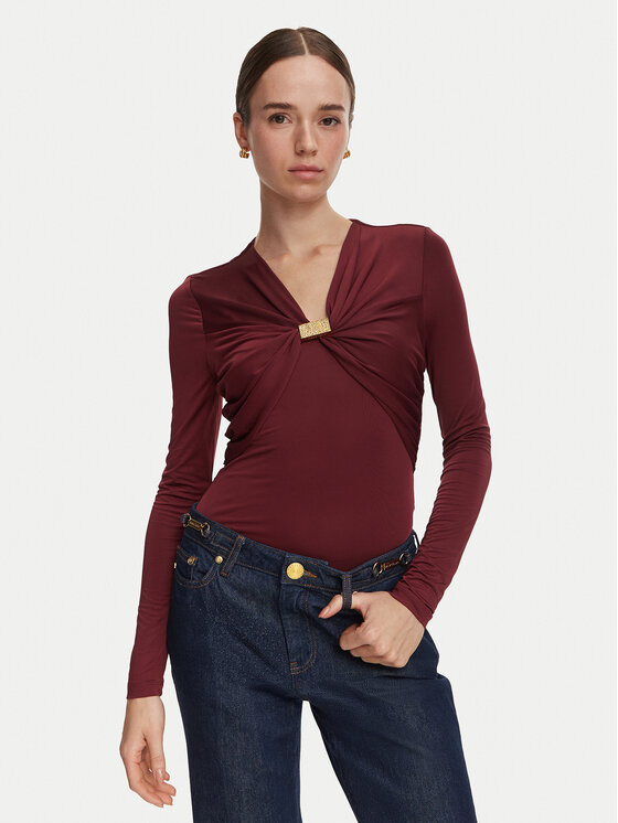 Marciano Guess Bluză G6YP05 K5118 Vișiniu Regular Fit