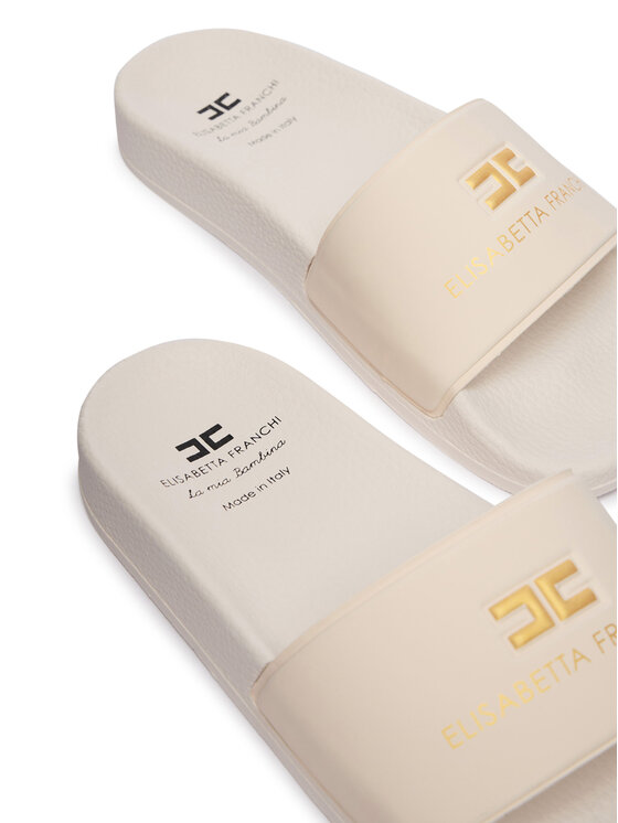 Elisabetta Franchi Elisabetta Franchi Шльопанці F4A0-E0607-1745698-M Écru