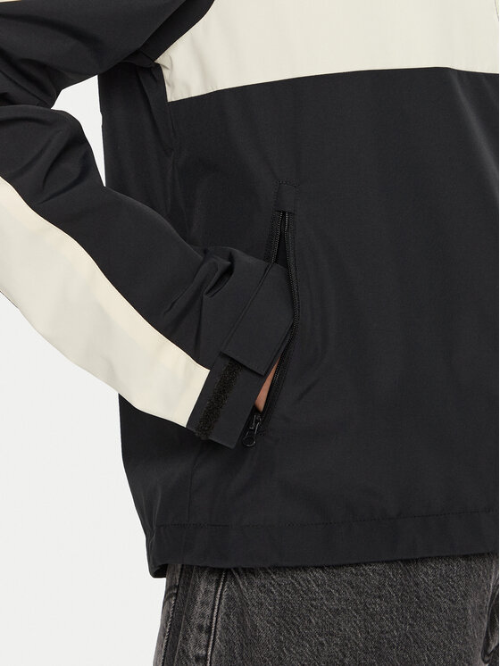 Roxy Roxy Kurtka przeciwdeszczowa Move Free ERJJK03624 Czarny Regular Fit