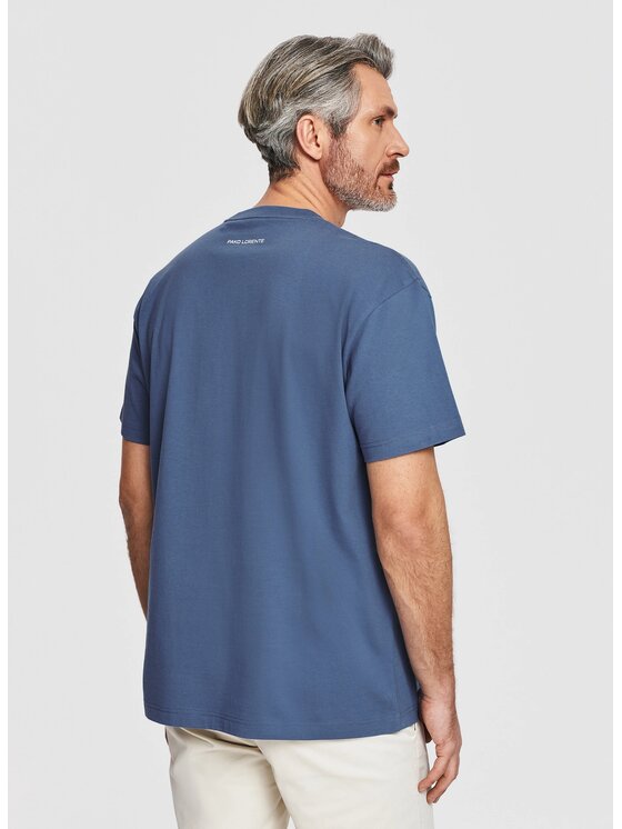 Pako Lorente Pako Lorente T-Shirt P26SF-TT-003 Niebieski Oversize