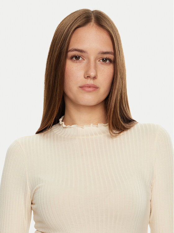 JDY JDY Blúz Fransiska 15228065 Ekru Slim Fit