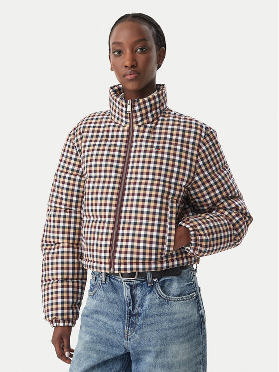 Tommy Jeans Tommy Jeans Demisezoninė striukė DW0DW23578 Spalvota Cropp Fit