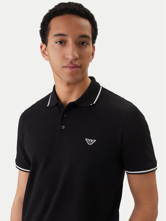 Emporio Armani Emporio Armani Polo EM001380 AF20424 UC001 Nero Regular Fit