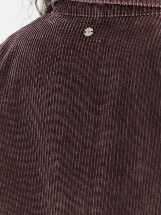 Roxy Roxy Košulja Kick Back Washed Cord ERJWT03697 Ljubičasta Regular Fit