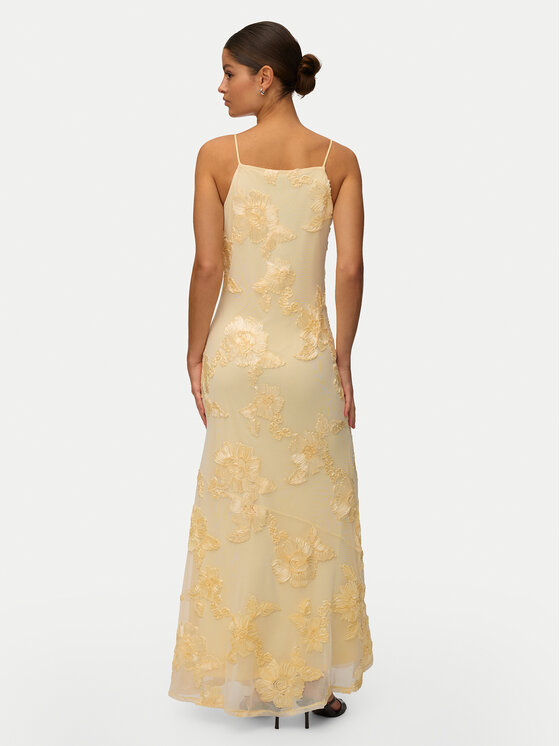 Vero Moda Vero Moda Rochie de seară Quinn 10348532 Galben Regular Fit