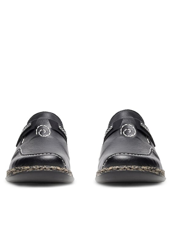 Rieker Rieker Pantoletten 46393-00 Schwarz