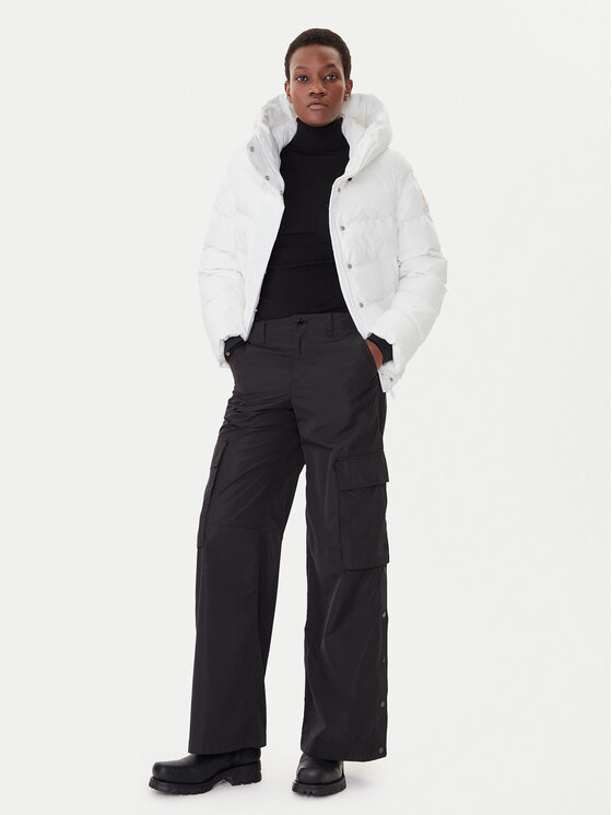 Save The Duck Save The Duck Ziemas jaka P32533W LEAF21 Balts Regular Fit