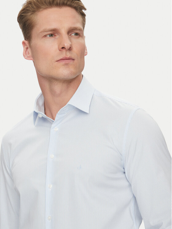 Calvin Klein Calvin Klein Koszula K10K114301 Błękitny Slim Fit