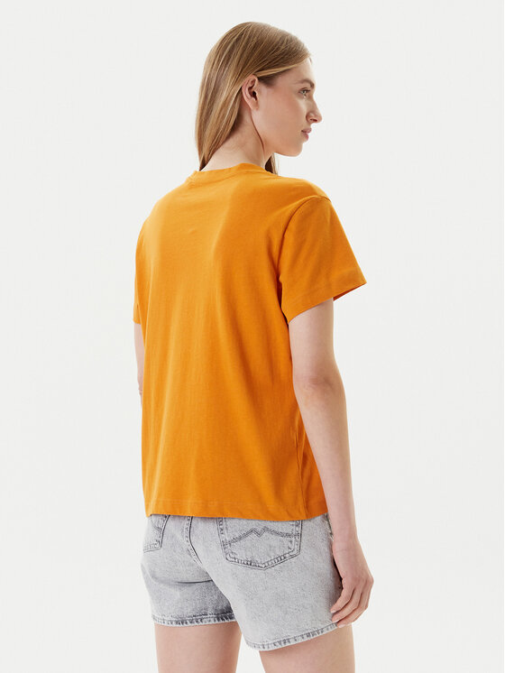 Mustang Mustang Majica Floris 1016157 Oranžna Relaxed Fit