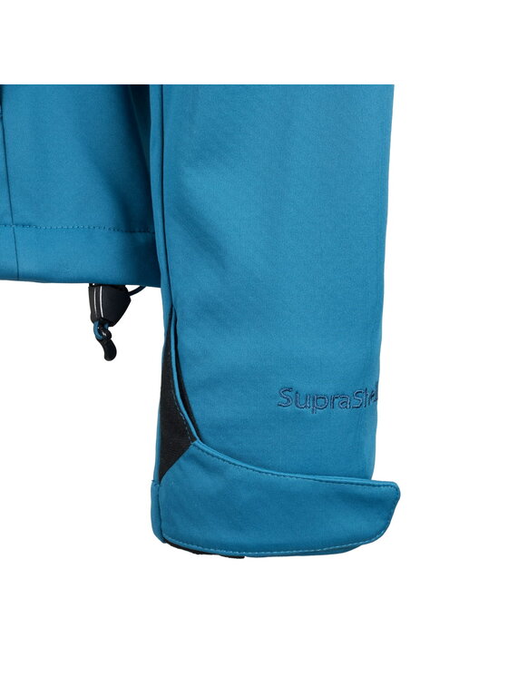 Bergson Bergson Kurtka softshell CONTEXT SS Niebieski Slim Fit