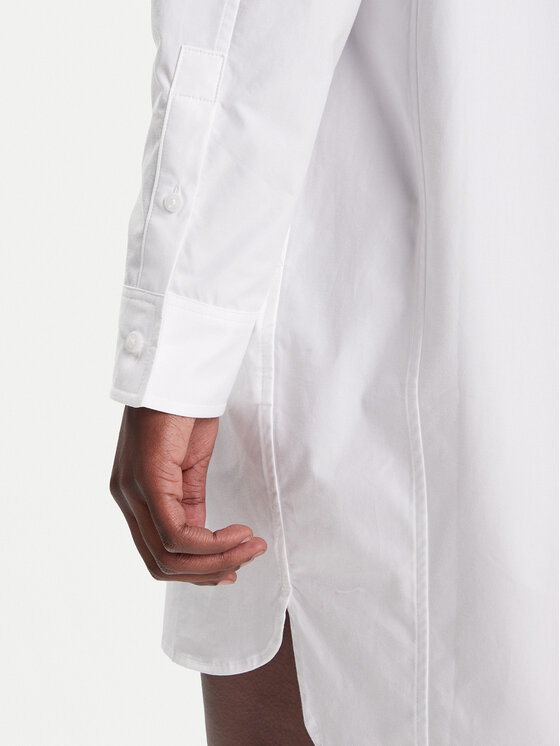Calvin Klein Jeans Calvin Klein Jeans Vestito chemisier LV047C022G Bianco Oversize