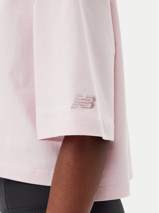 New Balance New Balance T-shirt WT51935 Ružičasta Oversize