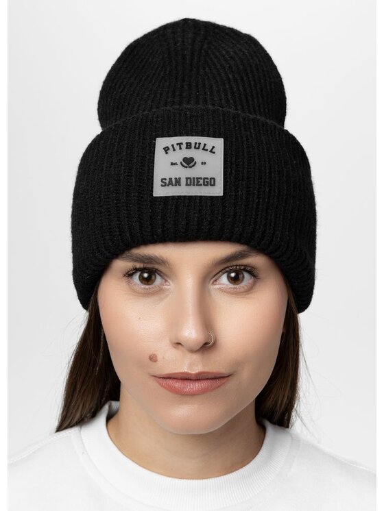 PITBULL Damska Czapka PITBULL, Czarna, LOVE PB