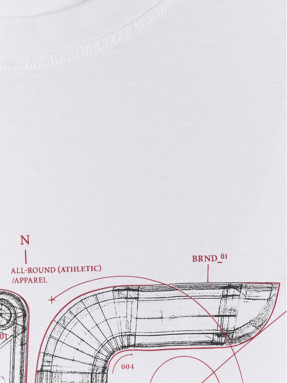 4F 4F T-Shirt COMMERCIAL 12 Biały Regular Fit