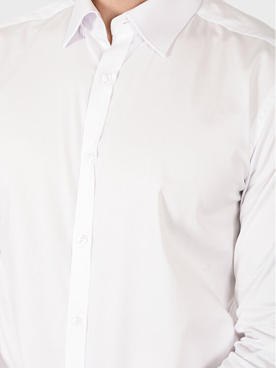 Evenemen Evenemen Koszula Punto Twill G2 Biały Slim Fit