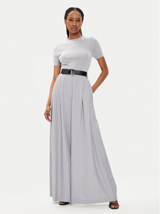 Imperial Imperial Штани з тканини P3U0HBS Сірий Relaxed Fit