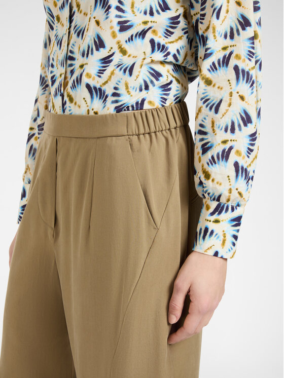 Elena Mirò Elena Mirò Pantaloni di tessuto P000Z100180N022 Marrone Regular Fit