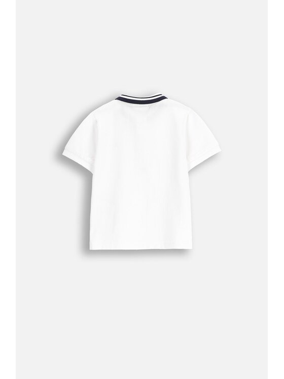 Coccodrillo Coccodrillo Polokošeľa WC5143601EBB-001 Biela Regular Fit