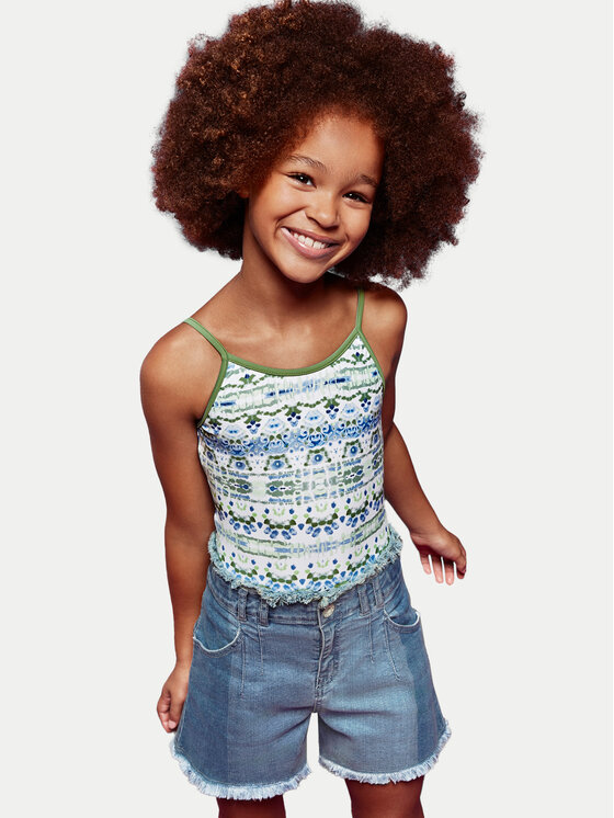 Mayoral Mayoral Jeansshorts 6270 Blau Relaxed Fit