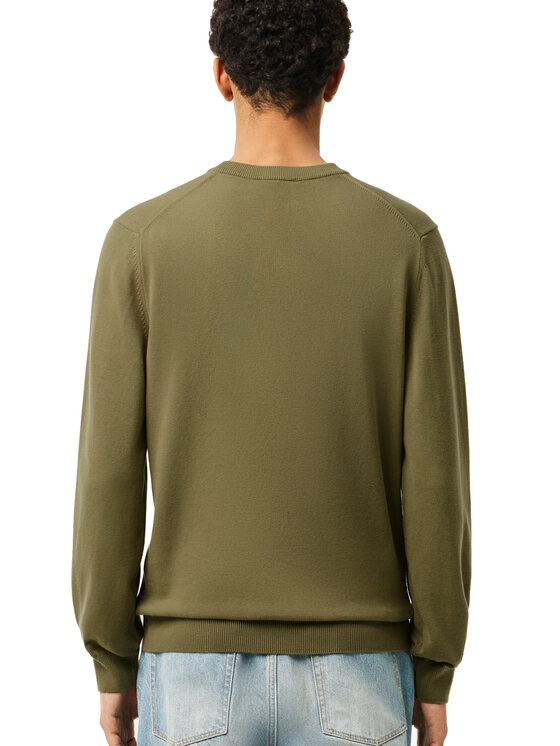 Lacoste Lacoste Πουλόβερ AH1985 Πράσινο Regular Fit