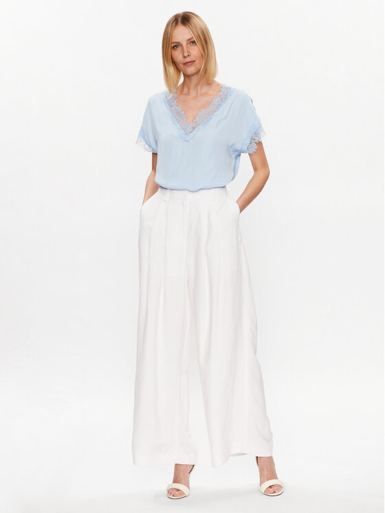 Marc Aurel Marc Aurel Bluse 6061 1000 93144 Himmelblau Regular Fit