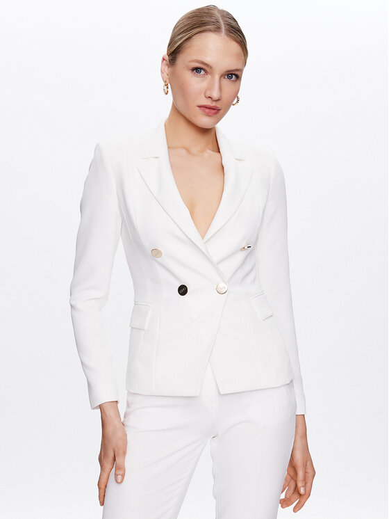 Liu Jo Liu Jo Піджак CA3044 T2200 Білий Regular Fit