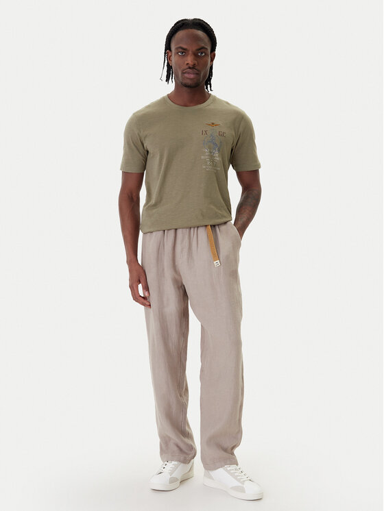 Aeronautica Militare Aeronautica Militare Póló 261TS2543UJ00686 Zöld Regular Fit