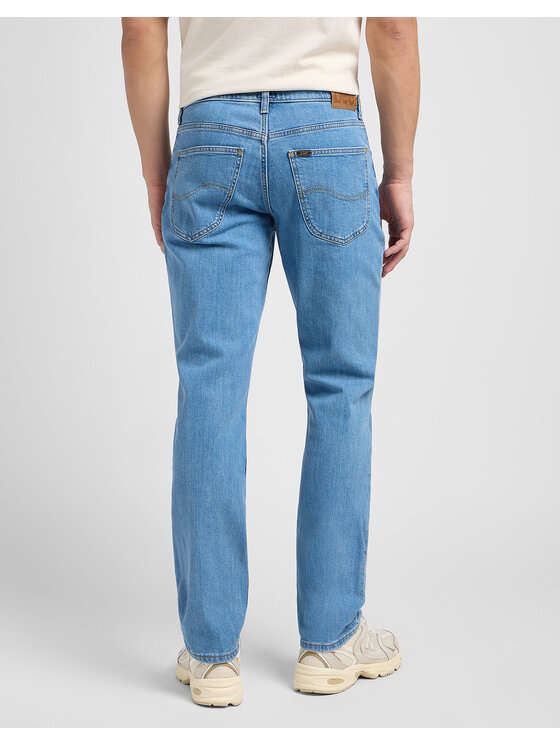 Lee Lee Jeansy BROOKLYN Niebieski Straight Fit