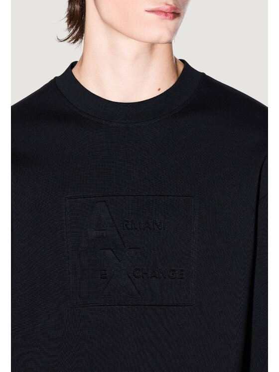 Armani Exchange Armani Exchange Felpa XM001371 AF13047 Nero Casual Fit