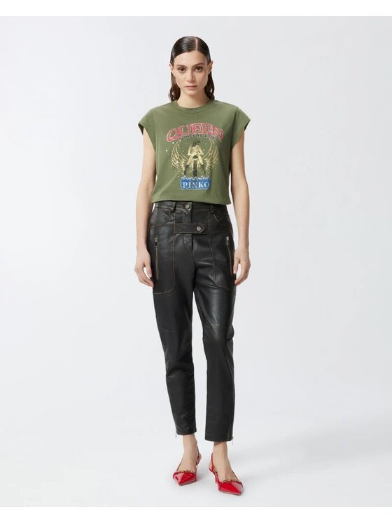 PINKO PINKO T-shirt 84941 Verde Regular Fit