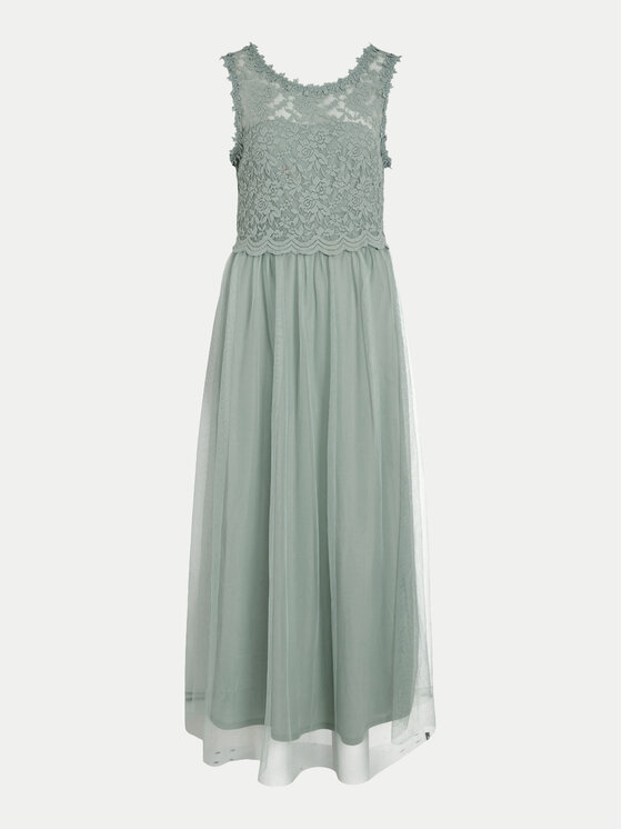 Vila Vila Abendkleid Lynnea 14052673 Grün Regular Fit