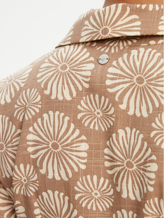 Roxy Roxy Srajčna obleka Happy Shiny Girls ERJWD03881 Rjava