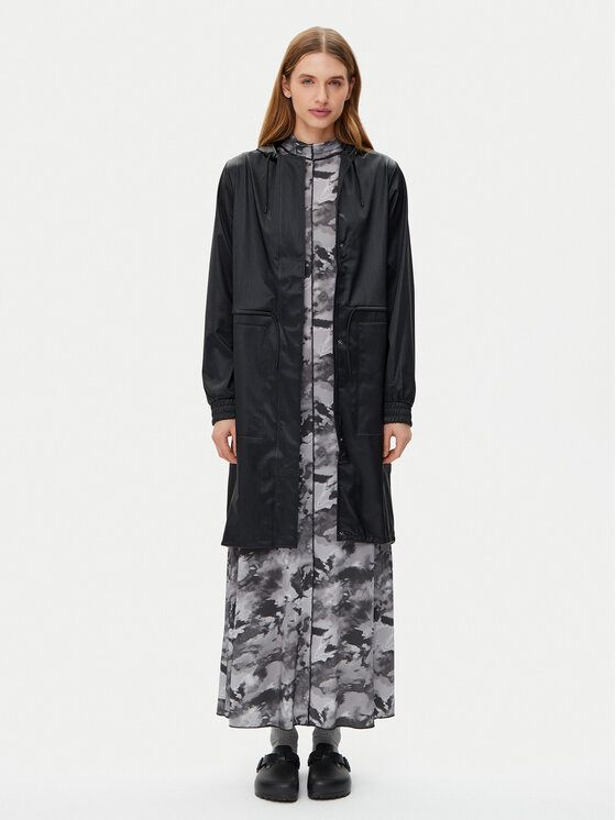 Rains Rains Яке за дъжд String W 18550 Черен Regular Fit
