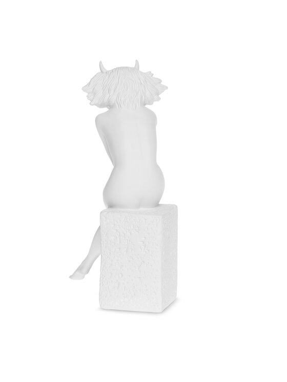 Lamart Lamart Figurka Znak Zodiaku - Byk-Christel Marott Biały