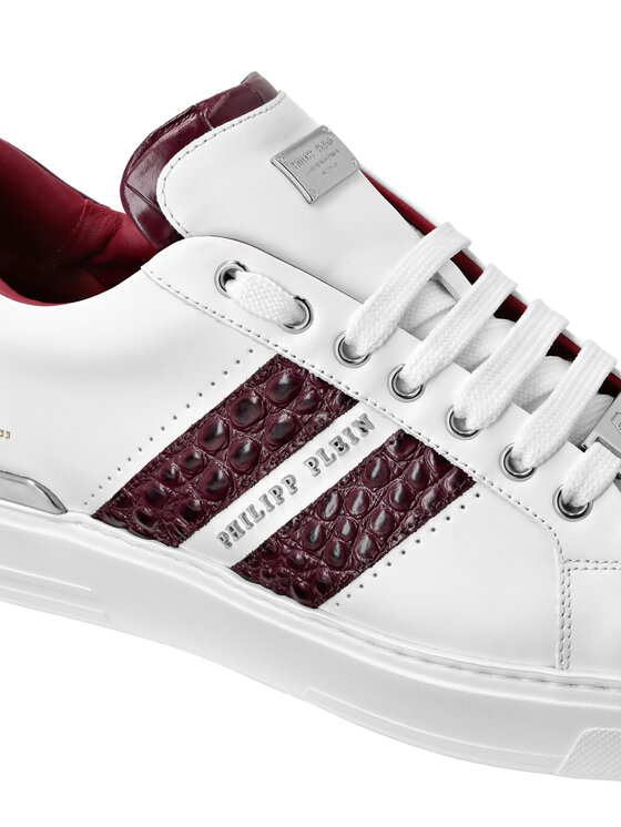 PHILIPP PLEIN PHILIPP PLEIN Sneakersy 27429 Bordowy