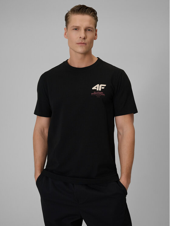 4F 4F T-shirt COMMERCIAL 12 Nero Regular Fit