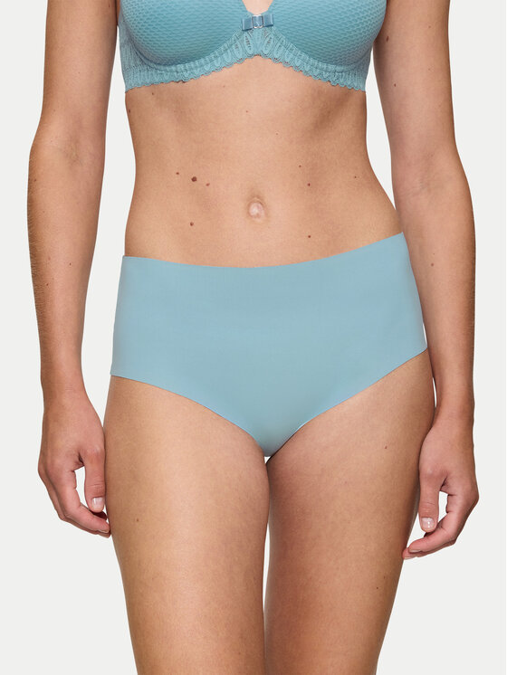 Triumph Triumph Klasične spodnje hlačke z visokim pasom Pretty 10222227 Svetlo modra