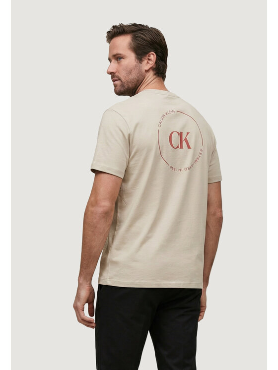 Calvin Klein Jeans Calvin Klein Jeans T-shirt LV04RF801G Beige Casual Fit