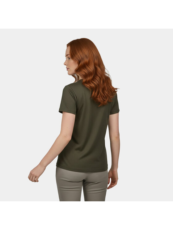 Alpinus Alpinus T-Shirt Otago Zielony Regular Fit