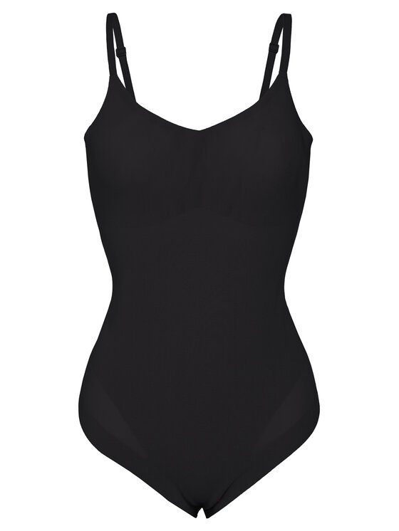 Calvin Klein Underwear Calvin Klein Underwear Kombinezon modelujący LV00QF8295 Czarny