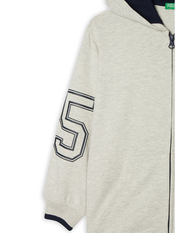 United Colors Of Benetton United Colors Of Benetton Sweatshirt 3BC1C504U Grau Relaxed Fit
